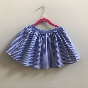 Polo Ralph Lauren Blue Striped Skirt, Size 4.
